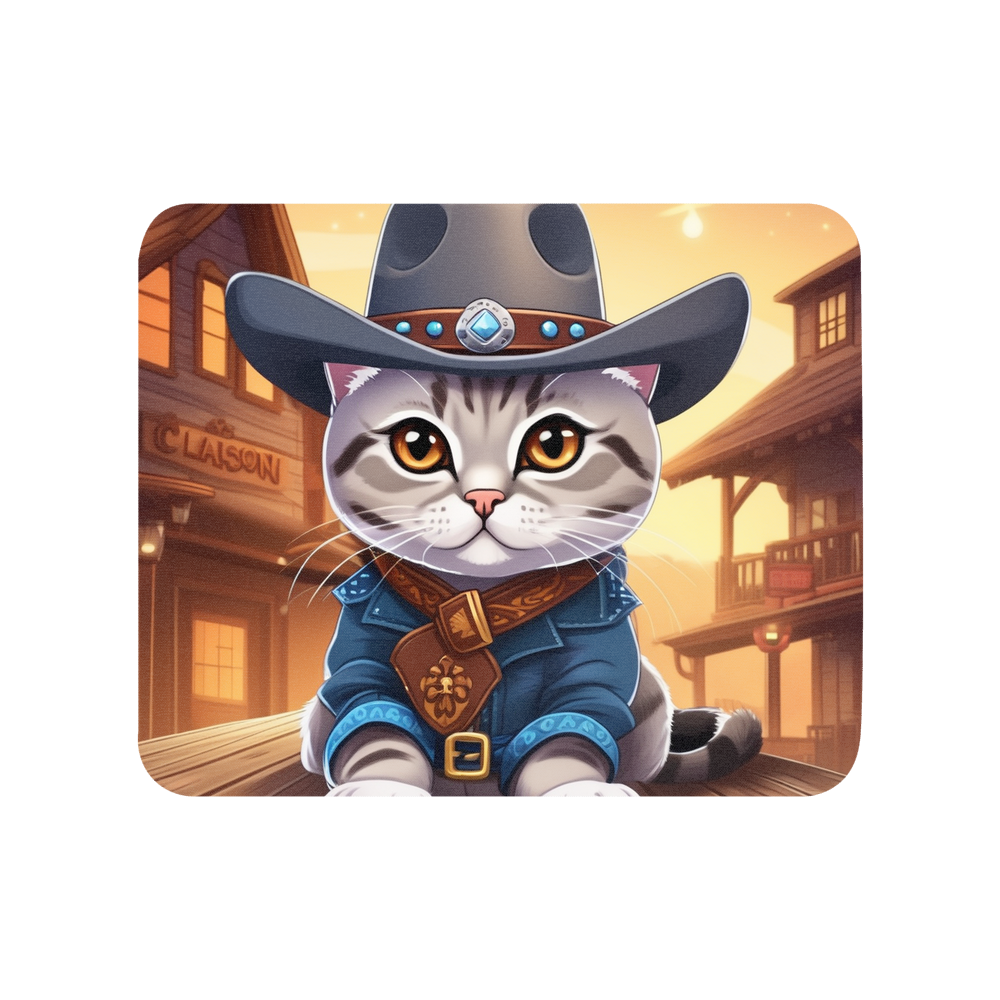 PugMug Custom Tabby British Shorthair Cat Mouse Pad