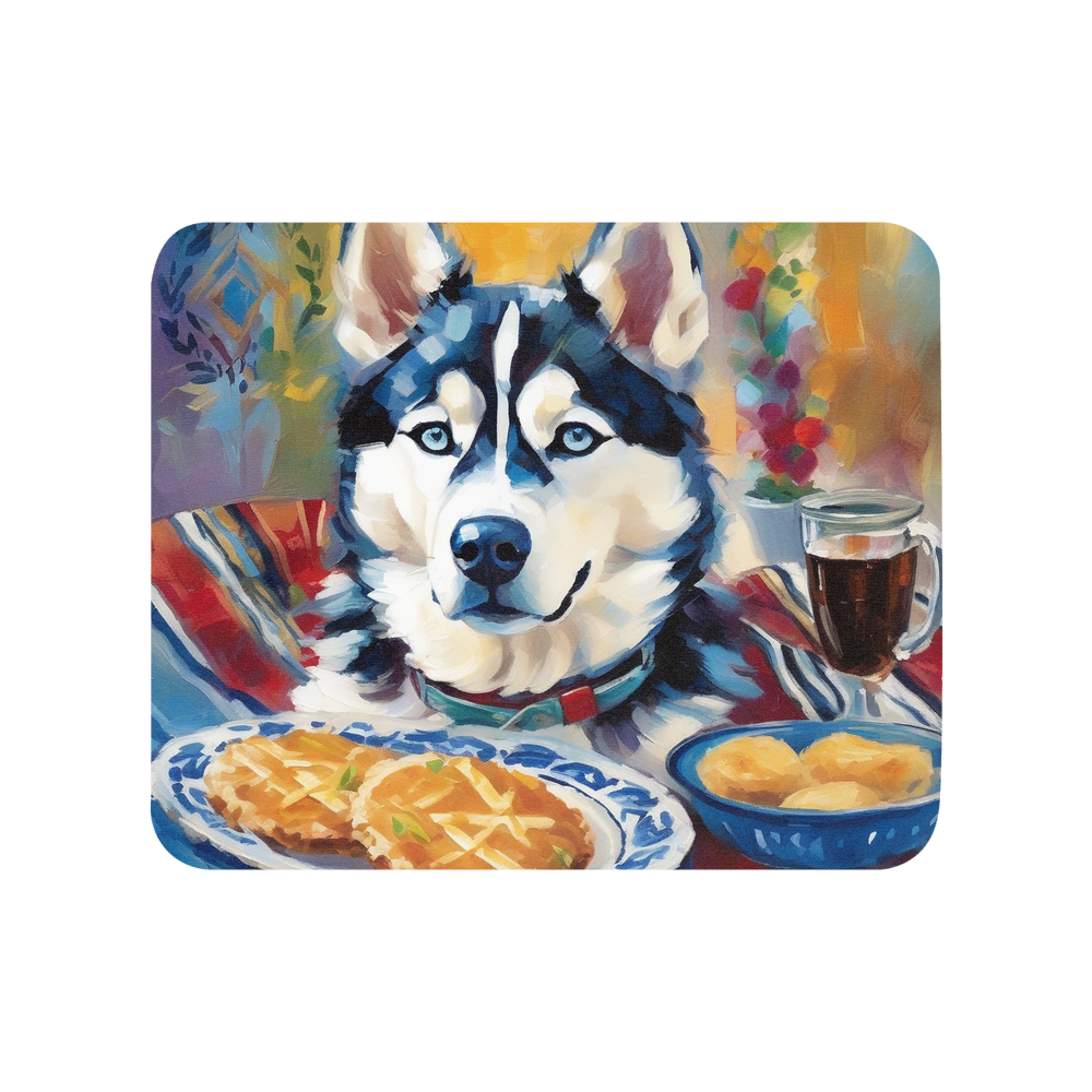 PugMug Custom Siberian Husky Mouse Pad