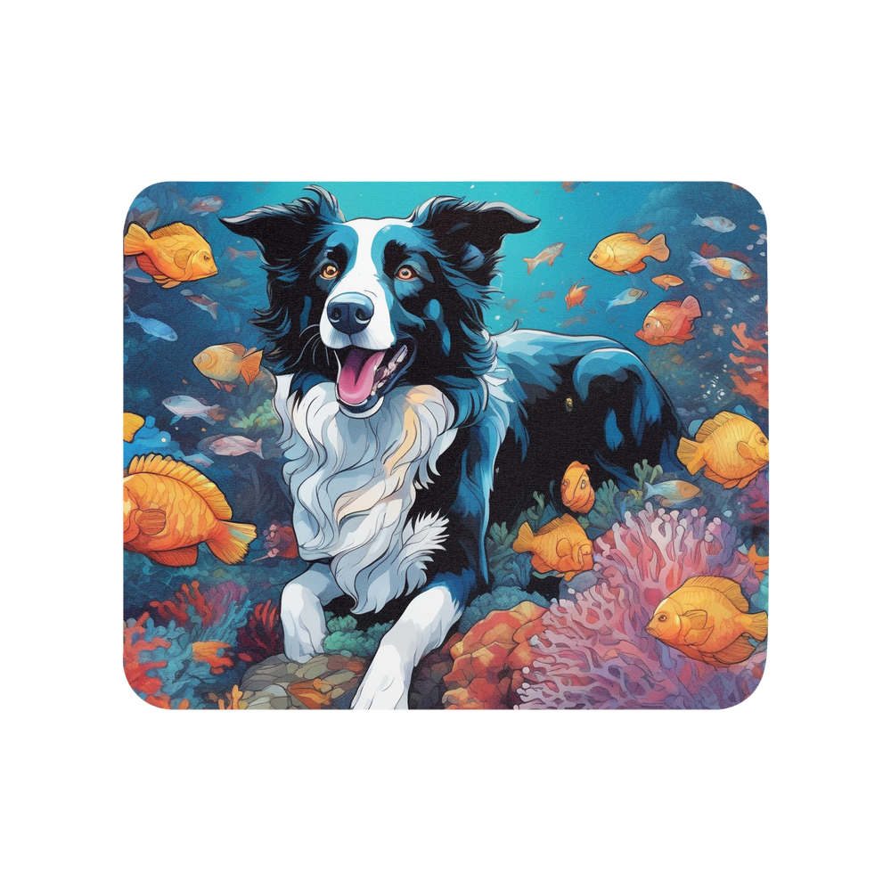 PugMug Custom Border Collie Mouse Pad