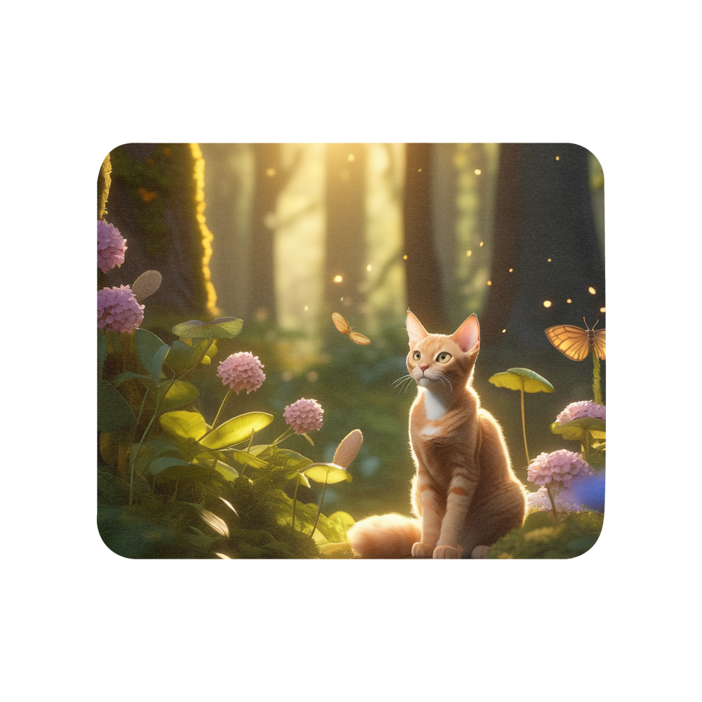 PugMug Custom Tabby Devon Rex Cat Mouse Pad