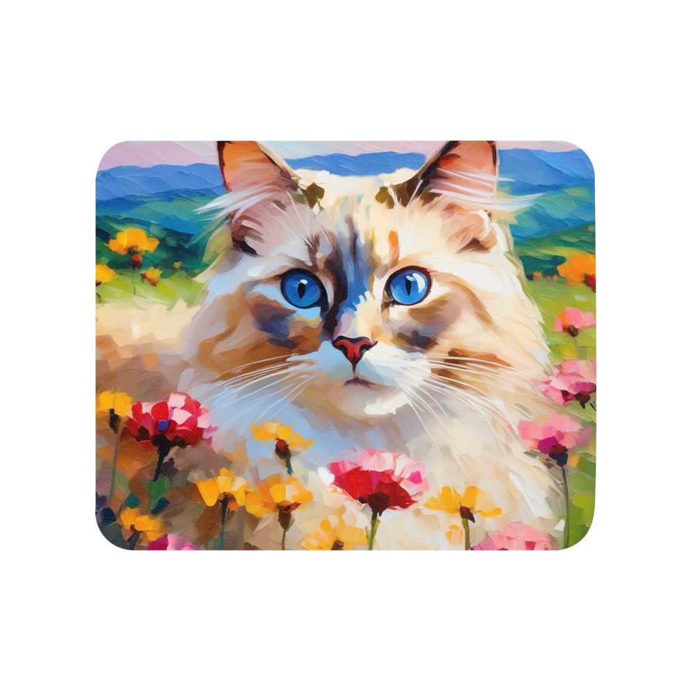 PugMug Custom Tabby Ragdoll Cat Mouse Pad