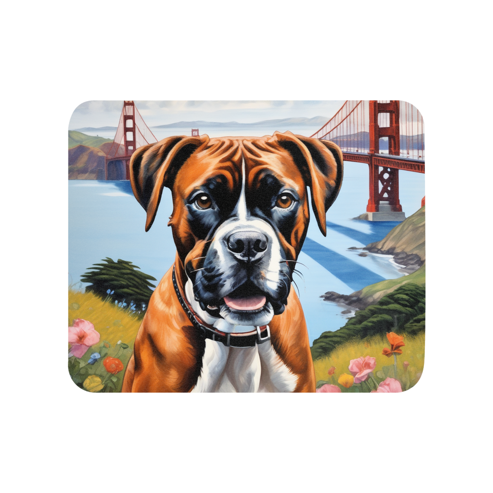 PugMug Custom Boxer Dog Mouse Pad