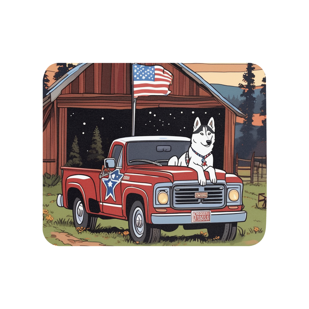 PugMug Custom Siberian Husky Mouse Pad