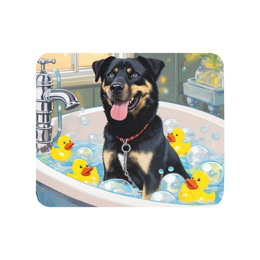 PugMug Custom Blue Mouse Pad