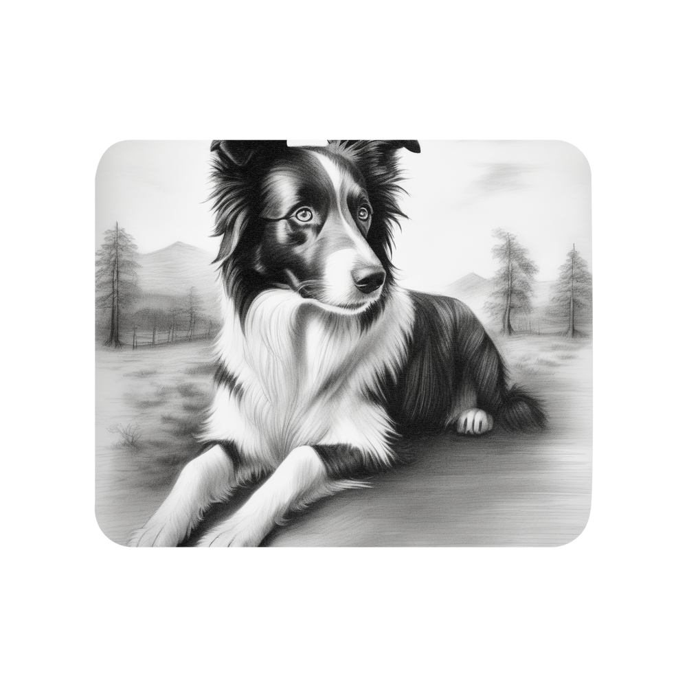 PugMug Custom Border Collie Mouse Pad