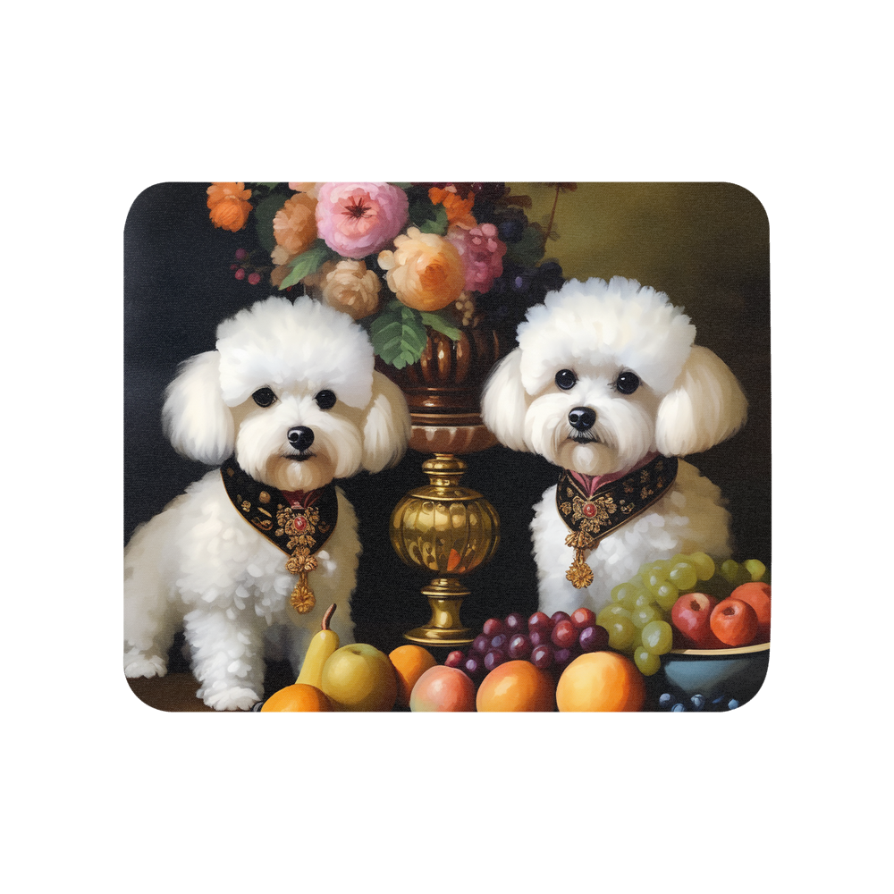 PugMug Custom Bichons Frise Mouse Pad