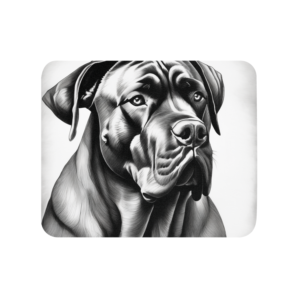 PugMug Custom Cane Corso Mouse Pad