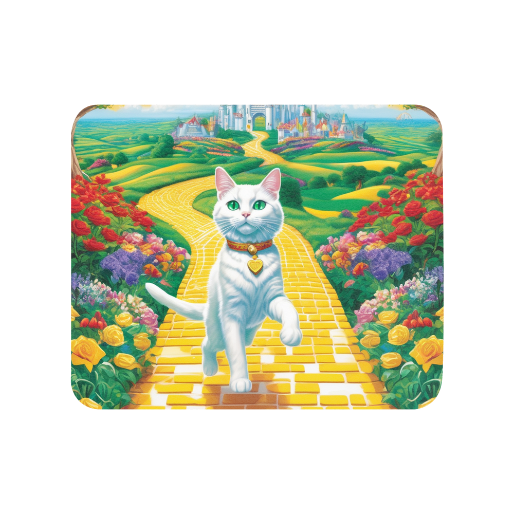 PugMug Custom White Companion Cat Mouse Pad