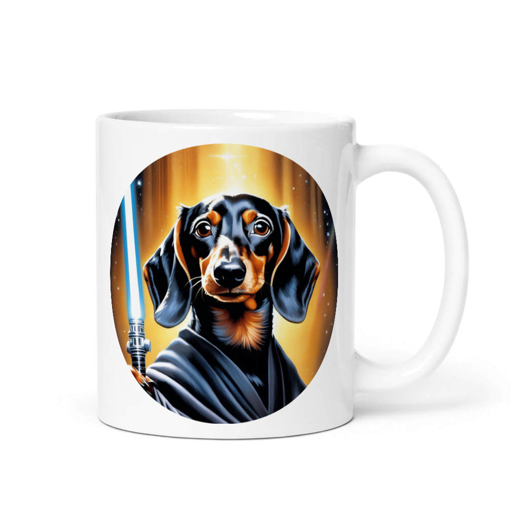 PugMug Custom Black Dachshund Mug