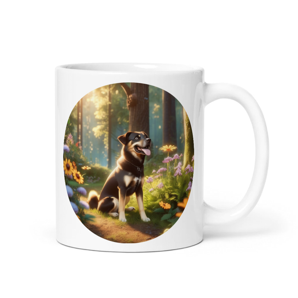 PugMug Custom Blue Mug