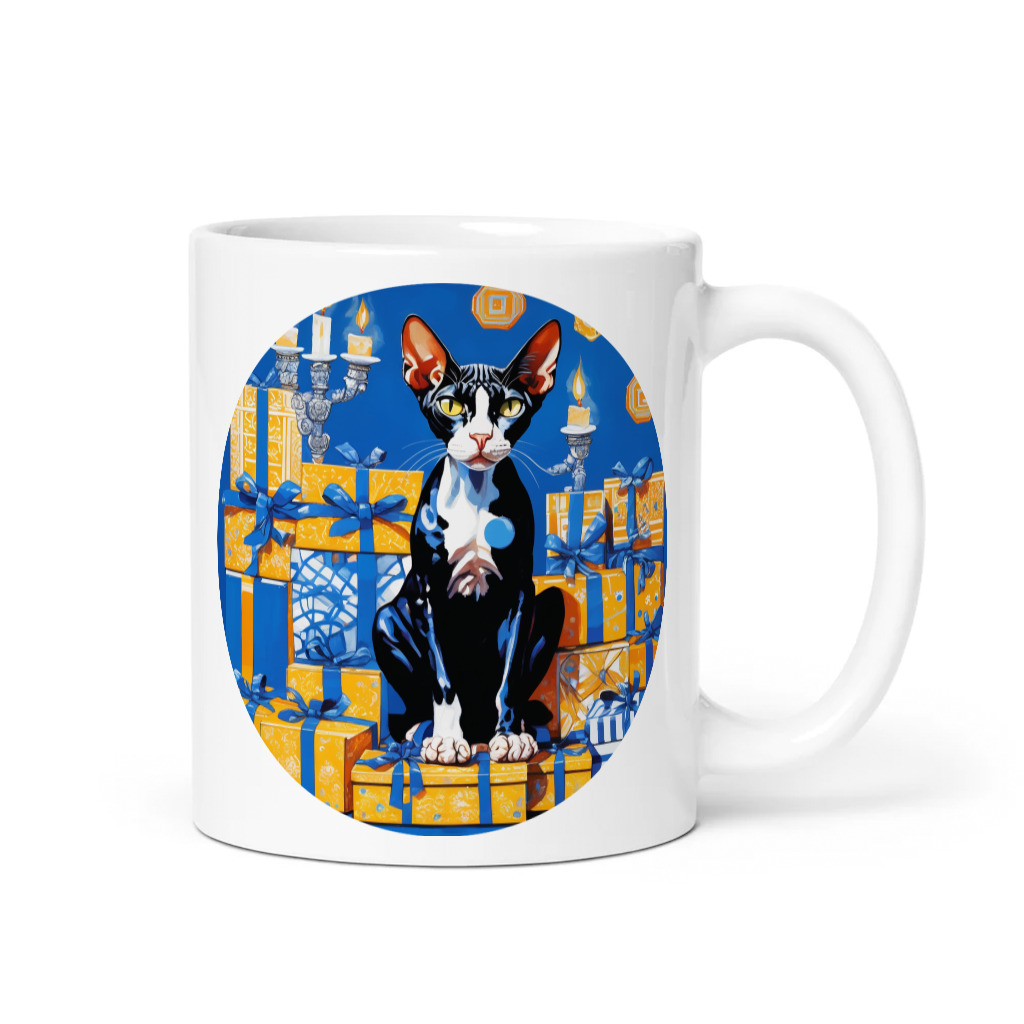 PugMug Custom Black Sphynx Cat Mug