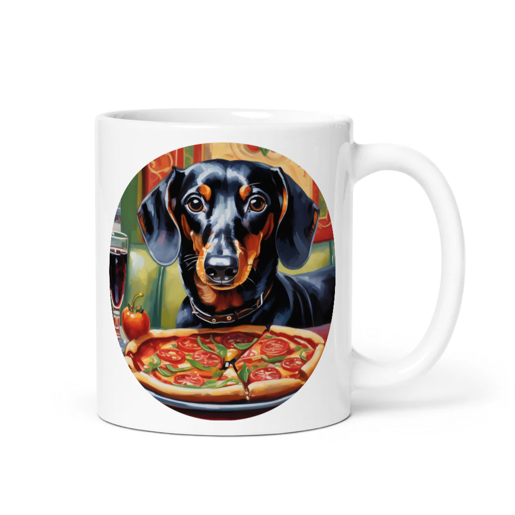 PugMug Custom Black Dachshund Mug
