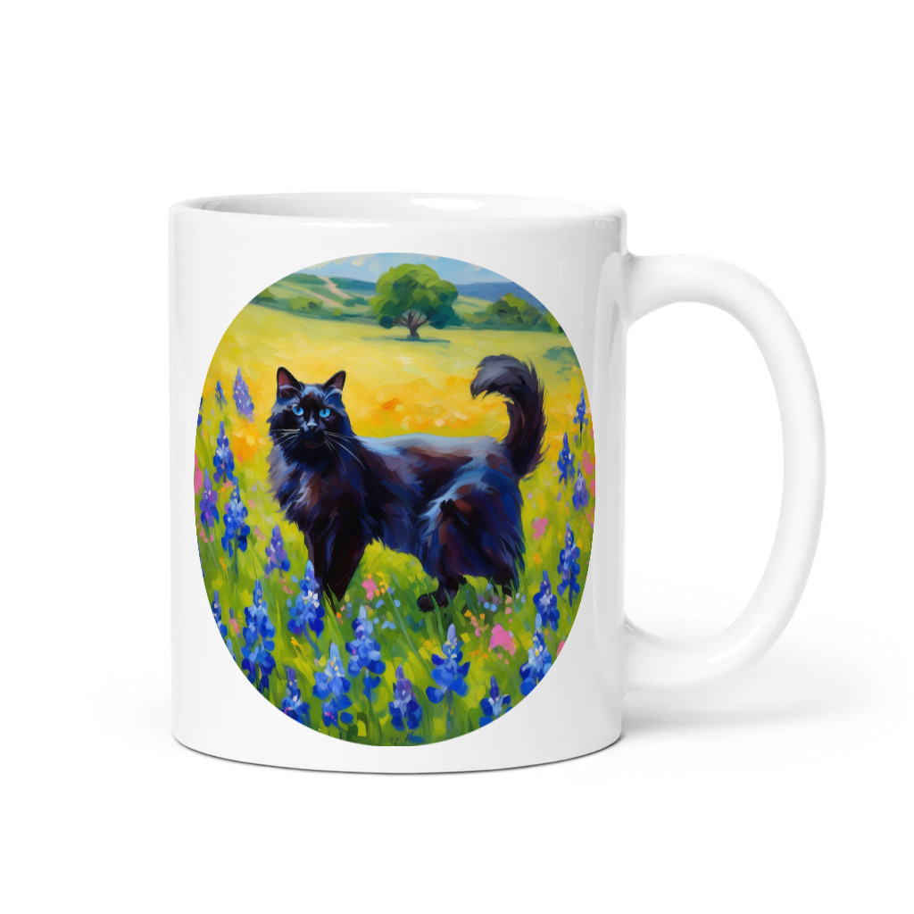 PugMug Custom Black Ragdoll Cat Mug