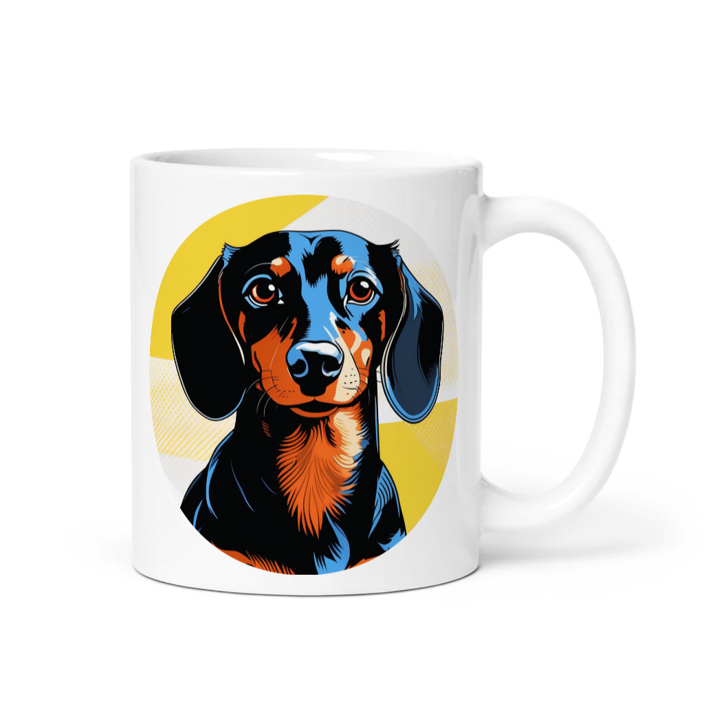 PugMug Custom Black Dachshund Mug
