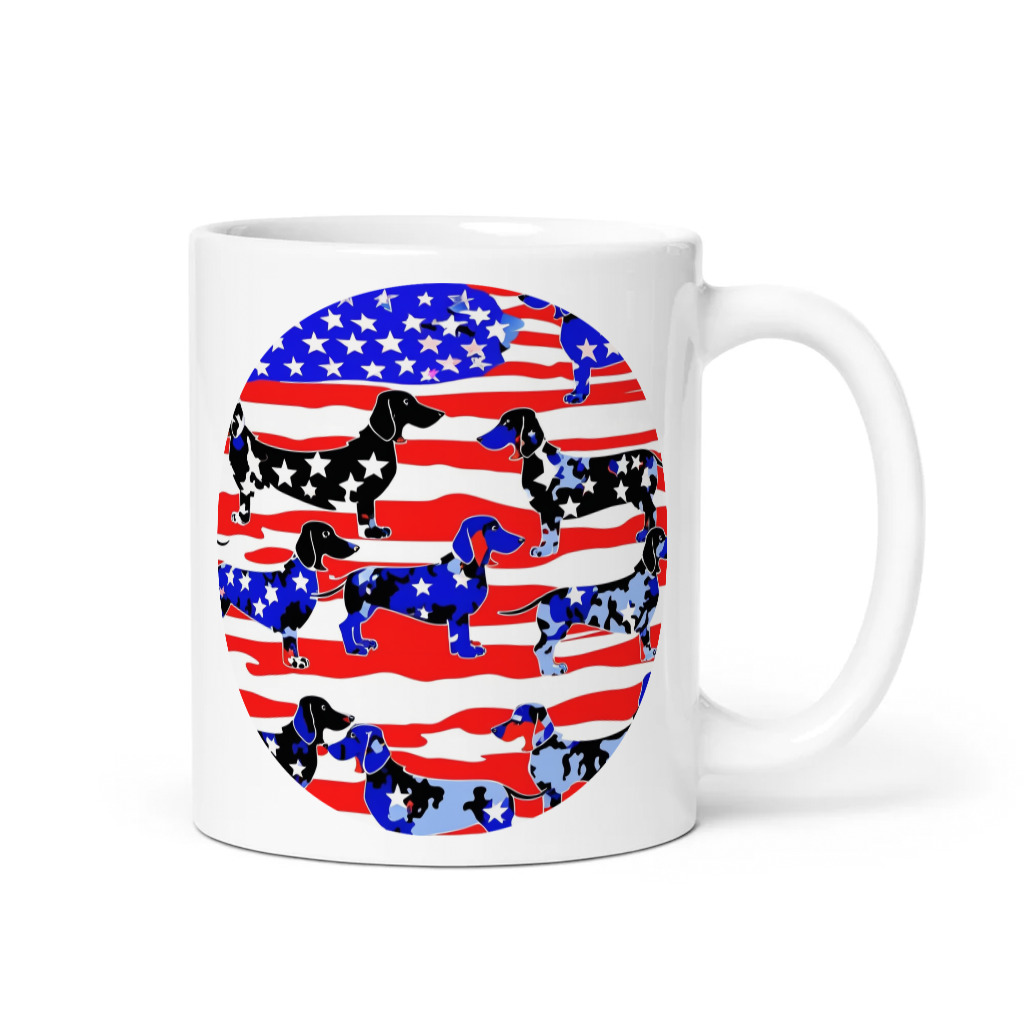 PugMug Custom Black Dachshund Mug