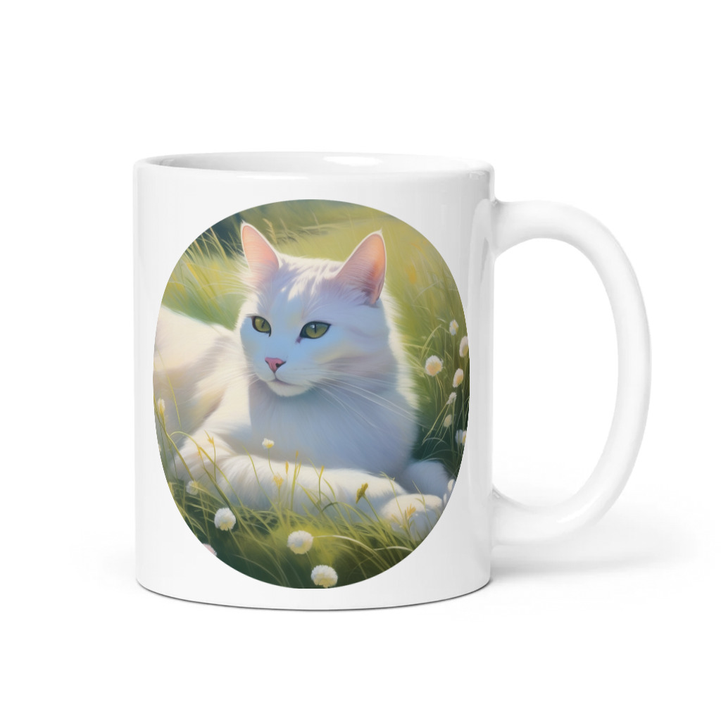 PugMug Custom White Companion Cat Mug
