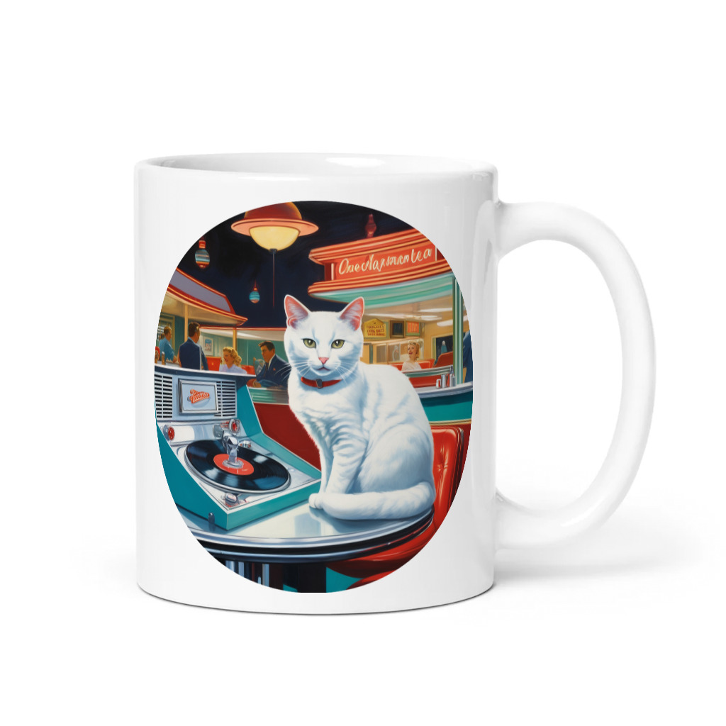 PugMug Custom White Companion Cat Mug