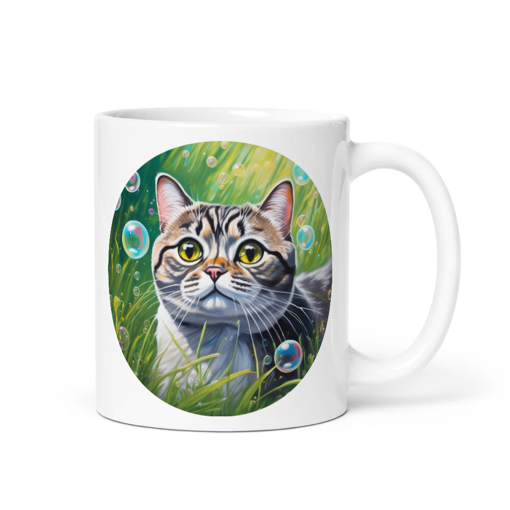 PugMug Custom Tabby Scottish Fold Cat Mug