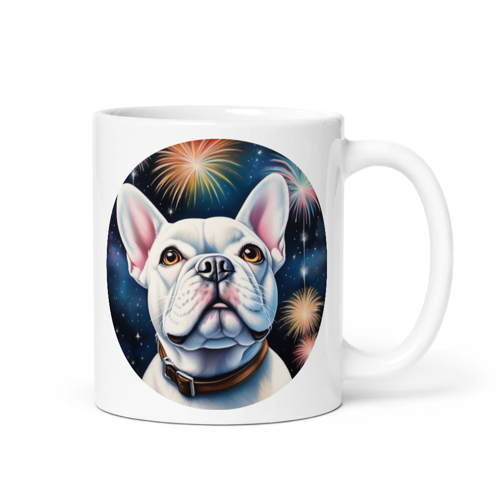 PugMug Custom White French Bulldog Mug