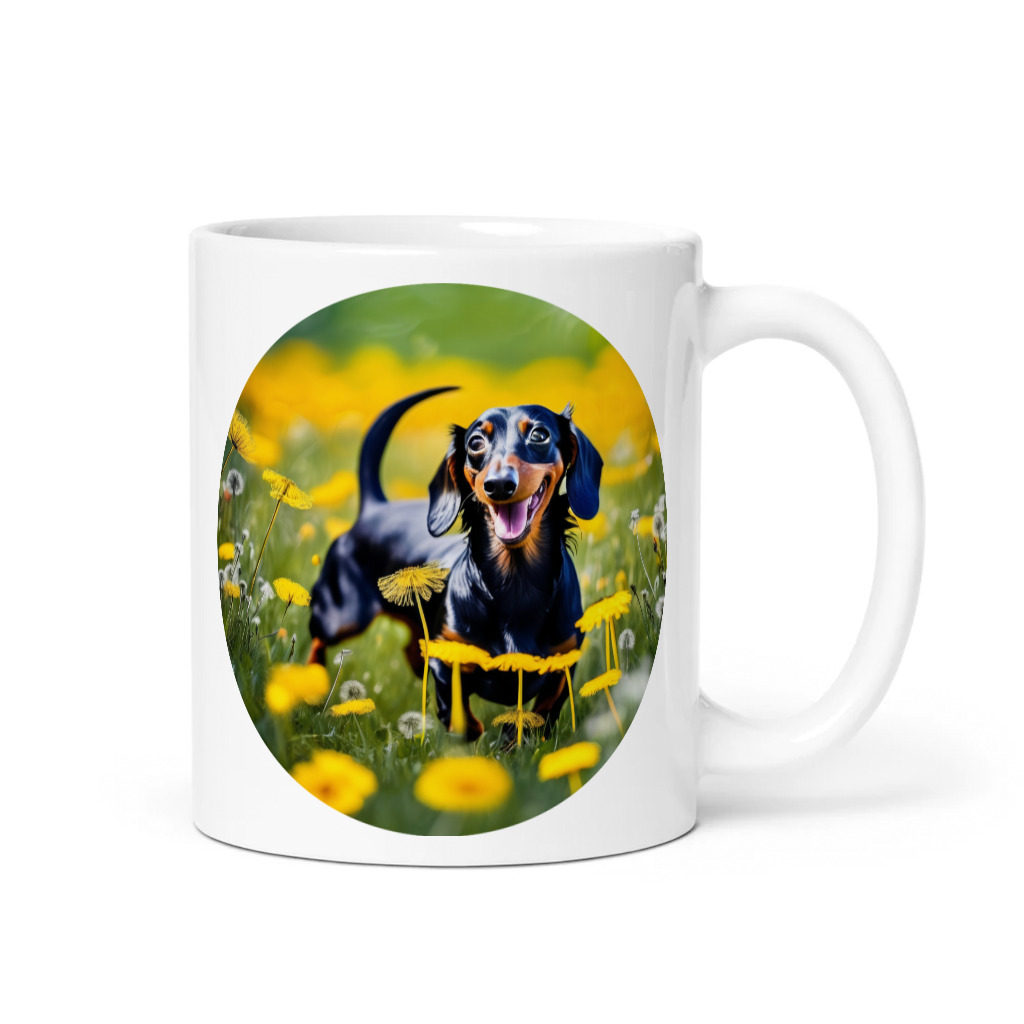 PugMug Custom Black Dachshund Mug