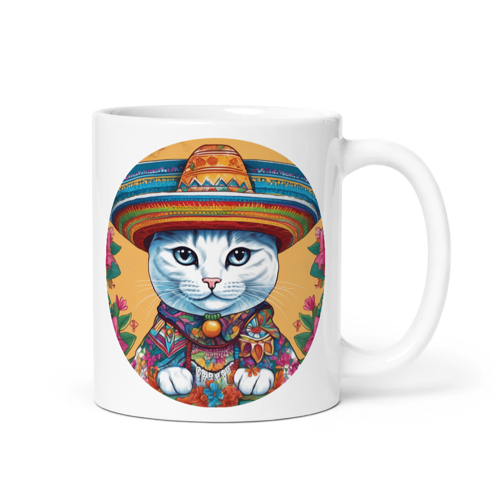 PugMug Custom White Companion Cat Mug