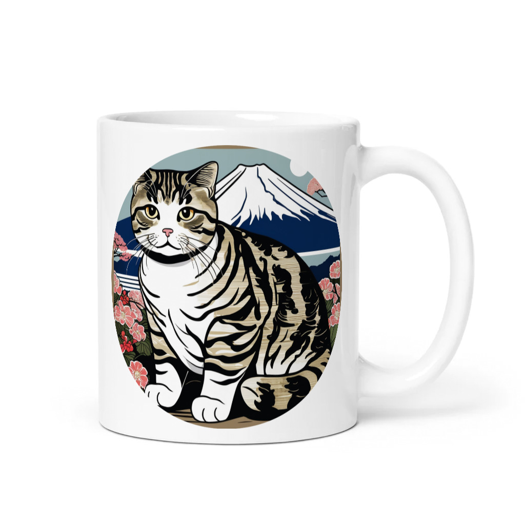 PugMug Custom Tabby Scottish Fold Cat Mug