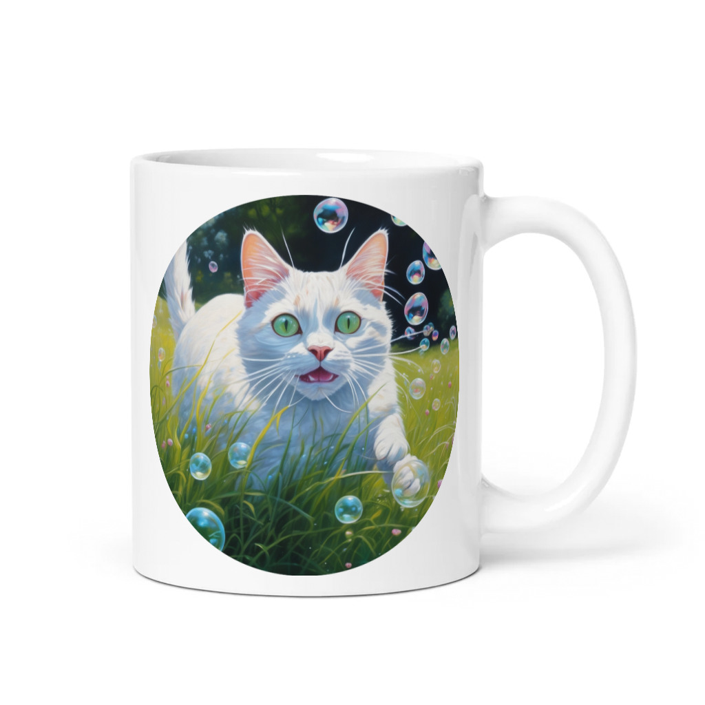 PugMug Custom White Companion Cat Mug