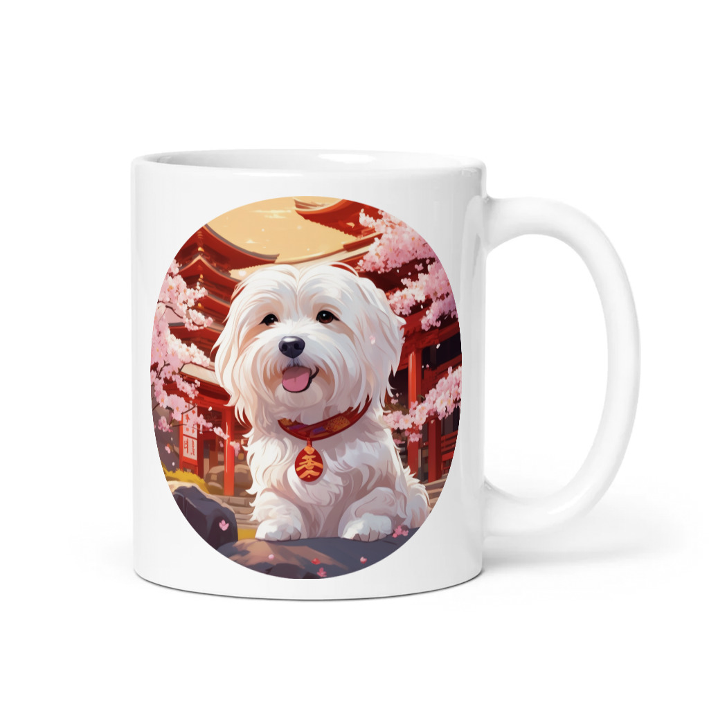 PugMug Custom White Havanese Dog Mug