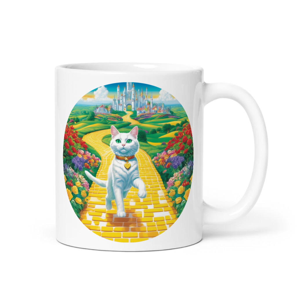 PugMug Custom White Companion Cat Mug