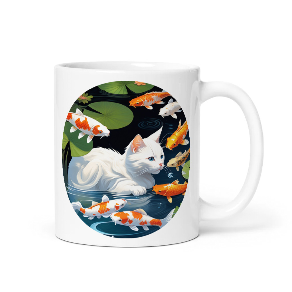 PugMug Custom White Companion Cat Mug