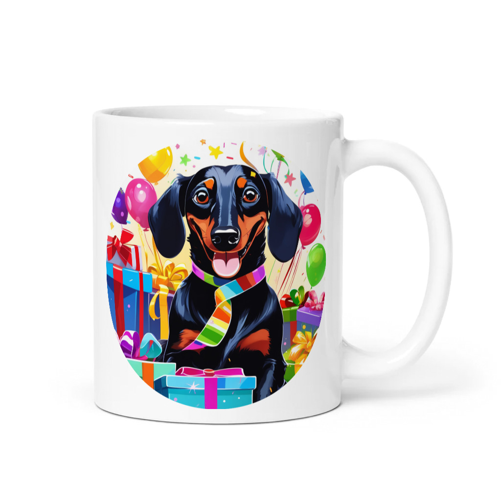 PugMug Custom Black Dachshund Mug