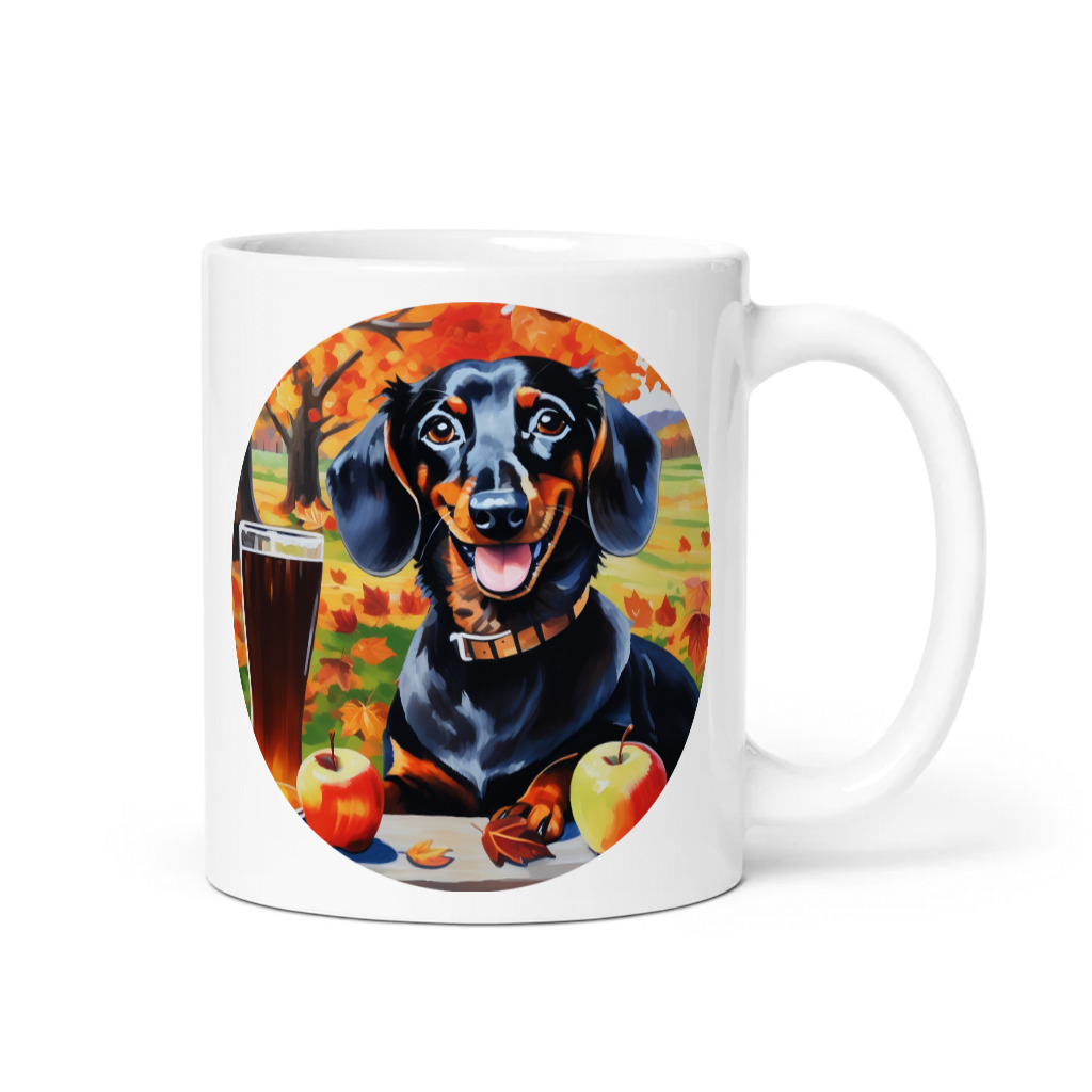 PugMug Custom Black Dachshund Mug
