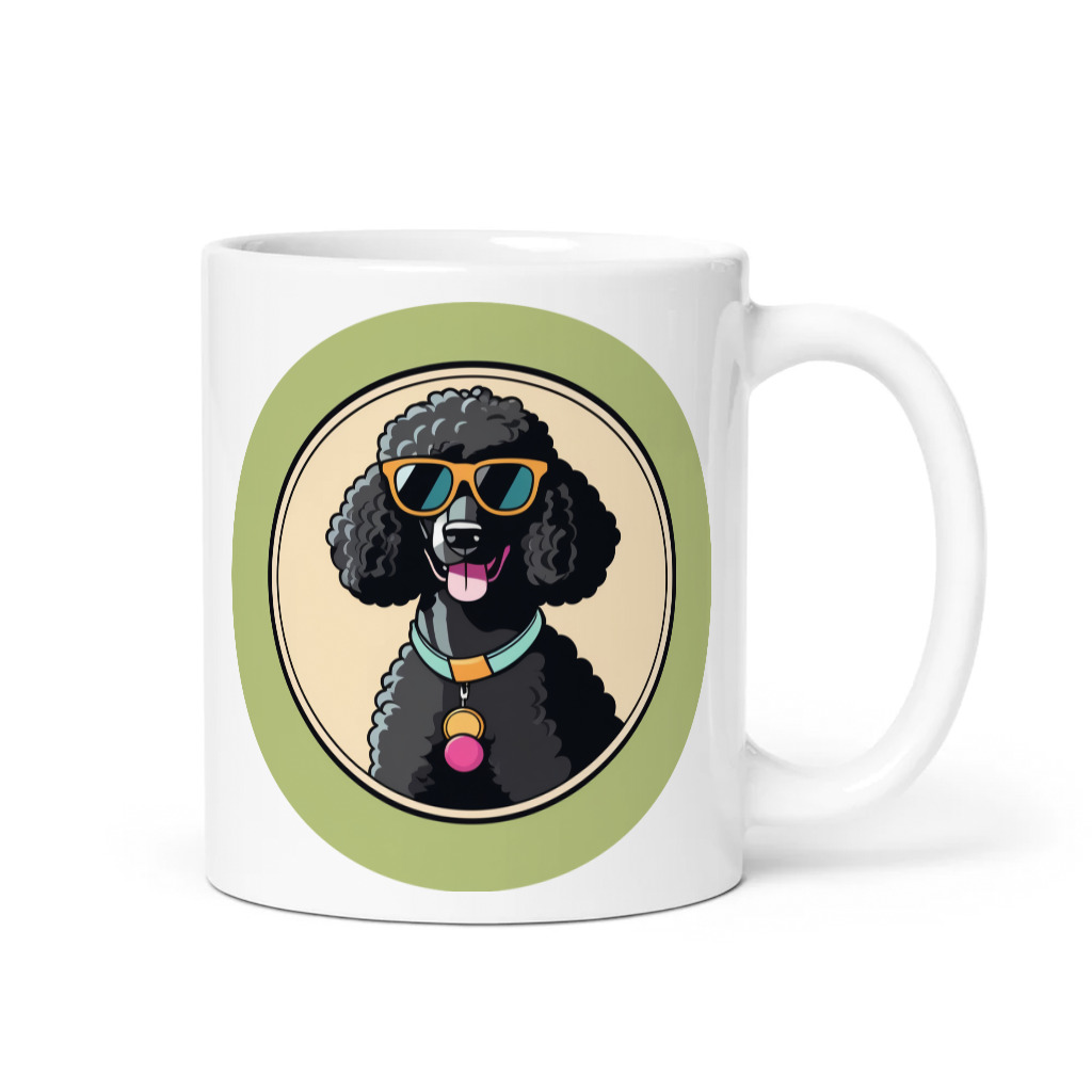 PugMug Custom Black Poodle Mug