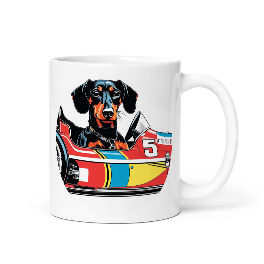 PugMug Custom Black Dachshund Mug