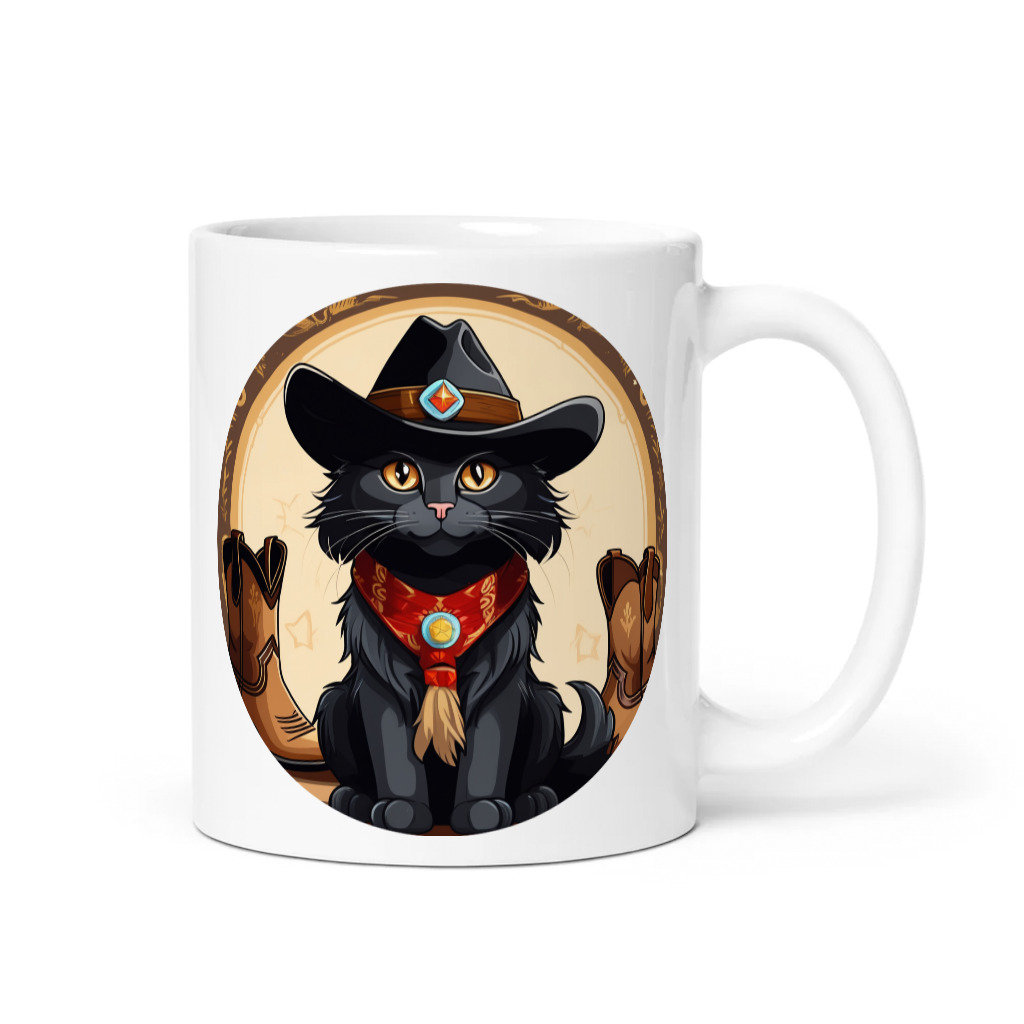 PugMug Custom Black Maine Coon Cat Mug