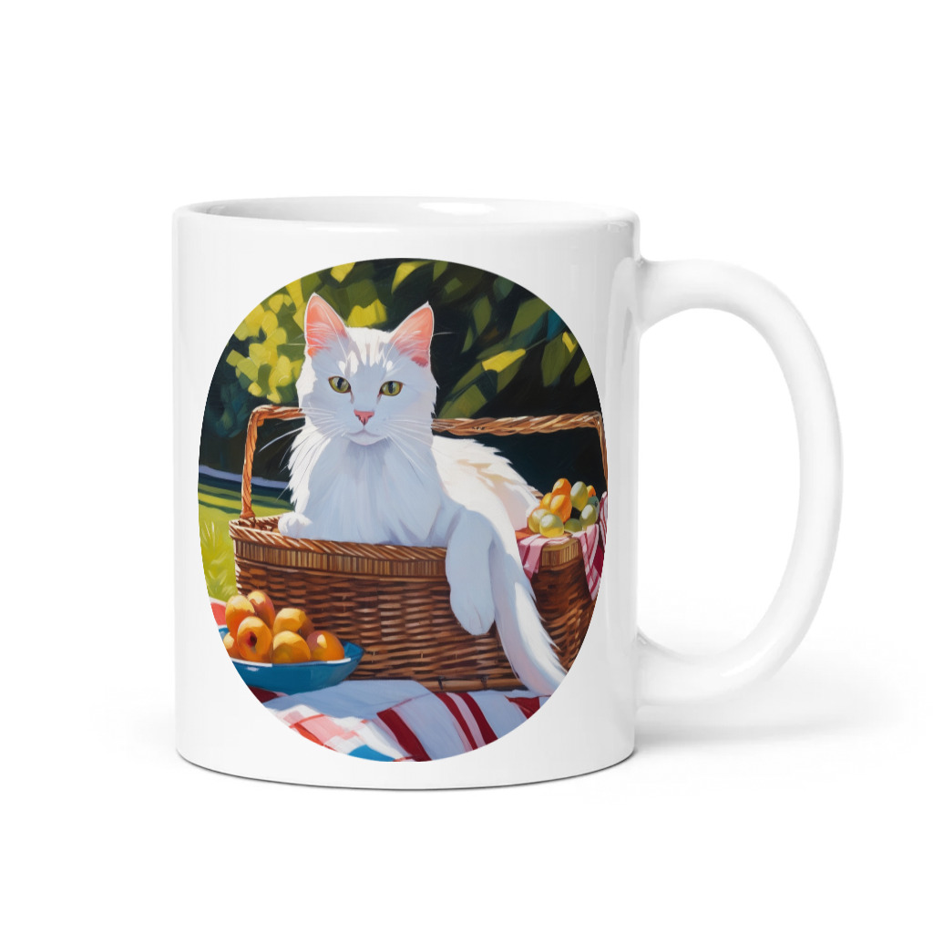 PugMug Custom White Companion Cat Mug