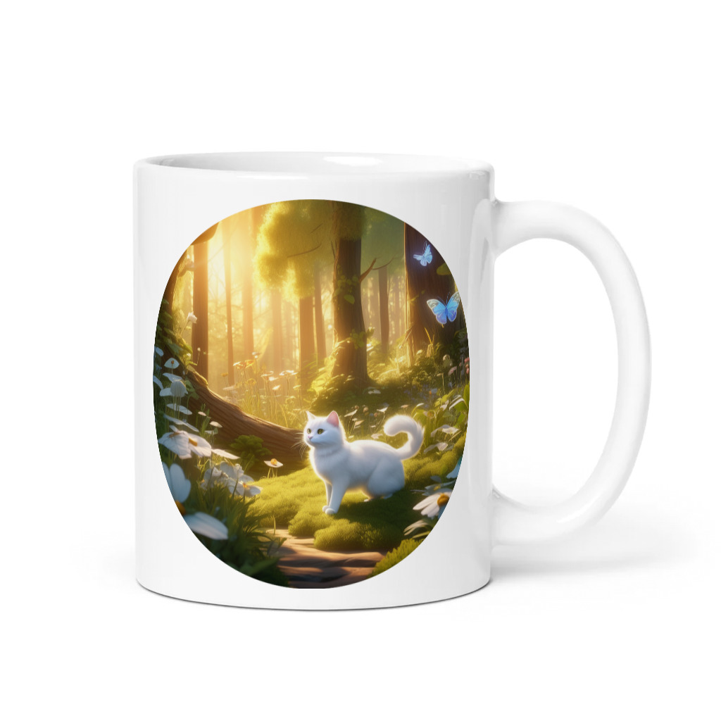 PugMug Custom White Companion Cat Mug