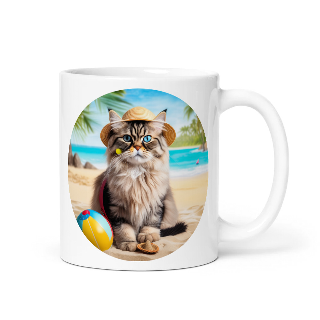 PugMug Custom Tabby Persian Cat Mug