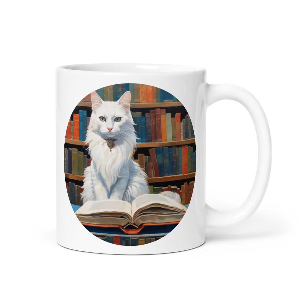 PugMug Custom White Companion Cat Mug