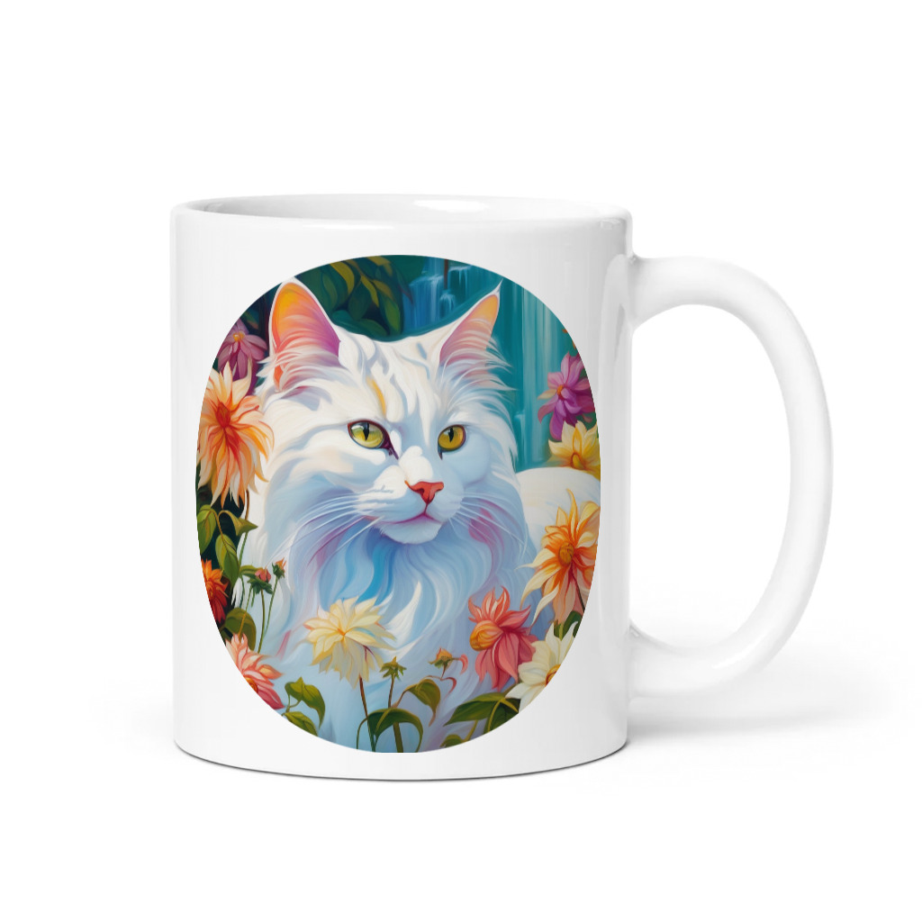 PugMug Custom White Companion Cat Mug