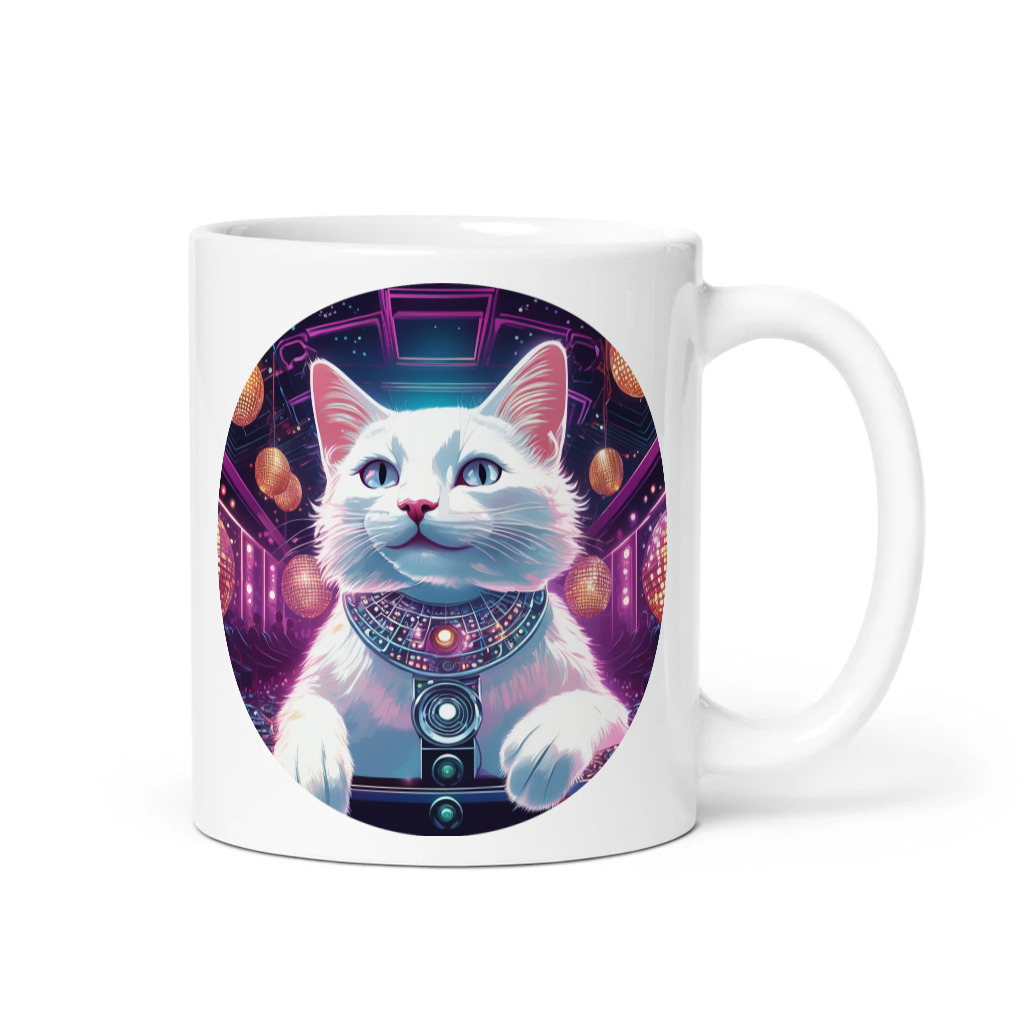 PugMug Custom White Companion Cat Mug