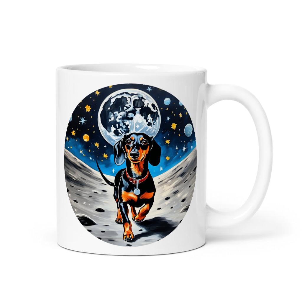 PugMug Custom Black Dachshund Mug