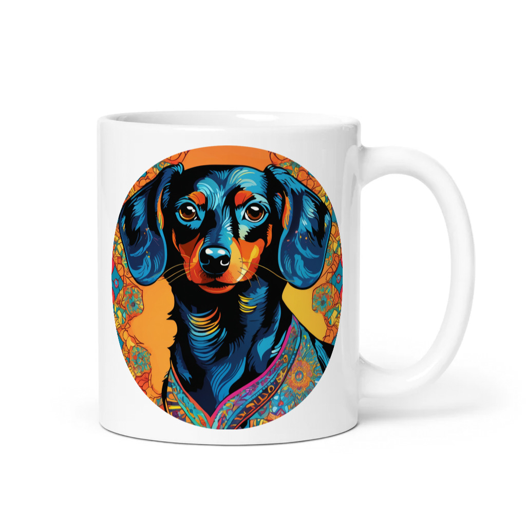 PugMug Custom Black Dachshund Mug