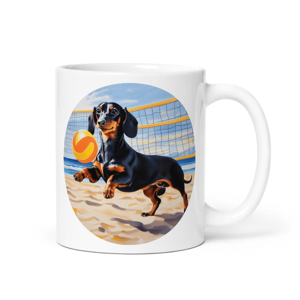 PugMug Custom Black Dachshund Mug