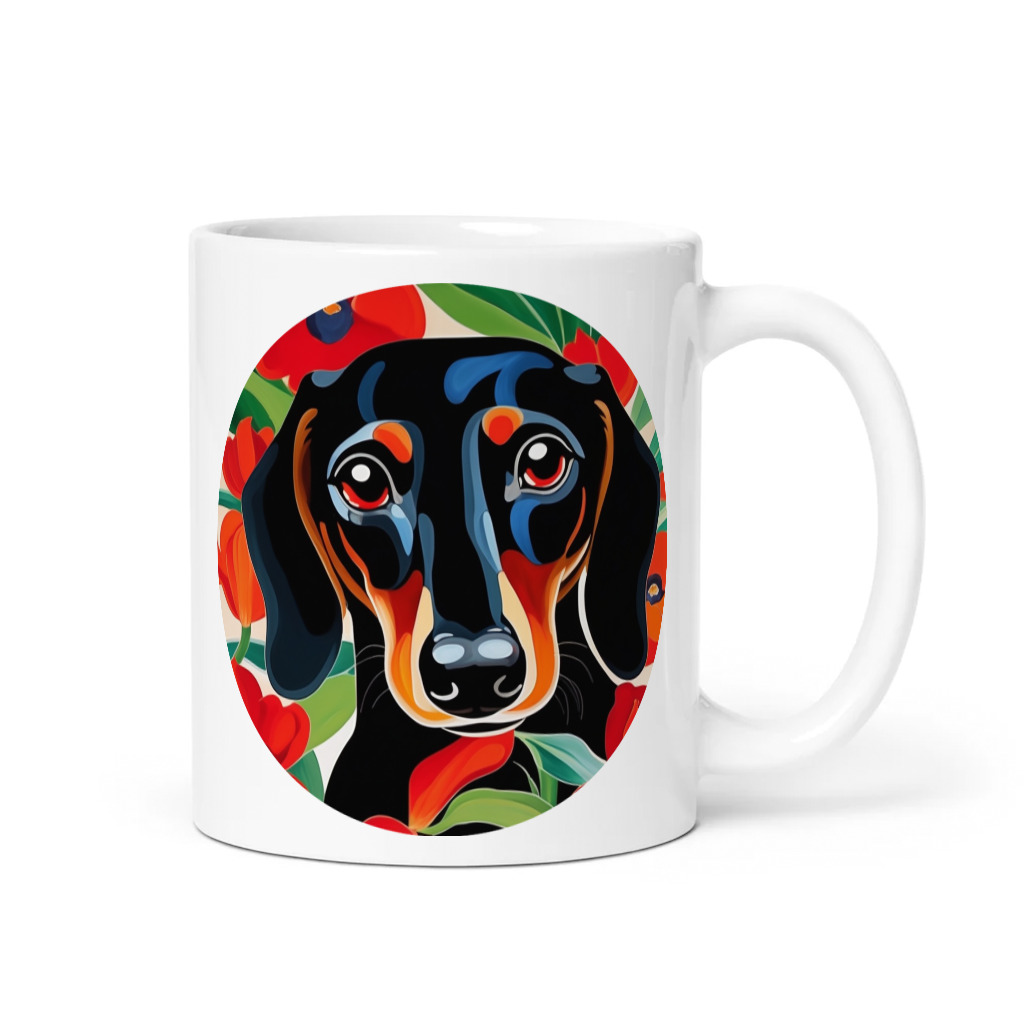 PugMug Custom Black Dachshund Mug
