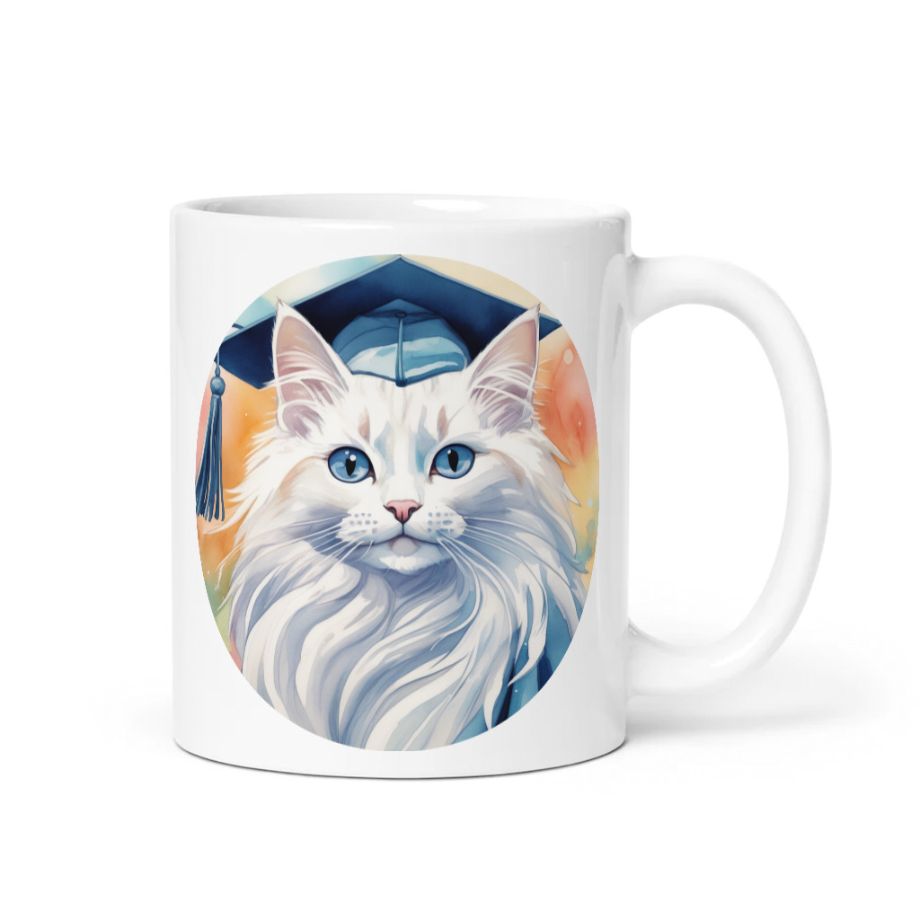 PugMug Custom White Ragdoll Cat Mug