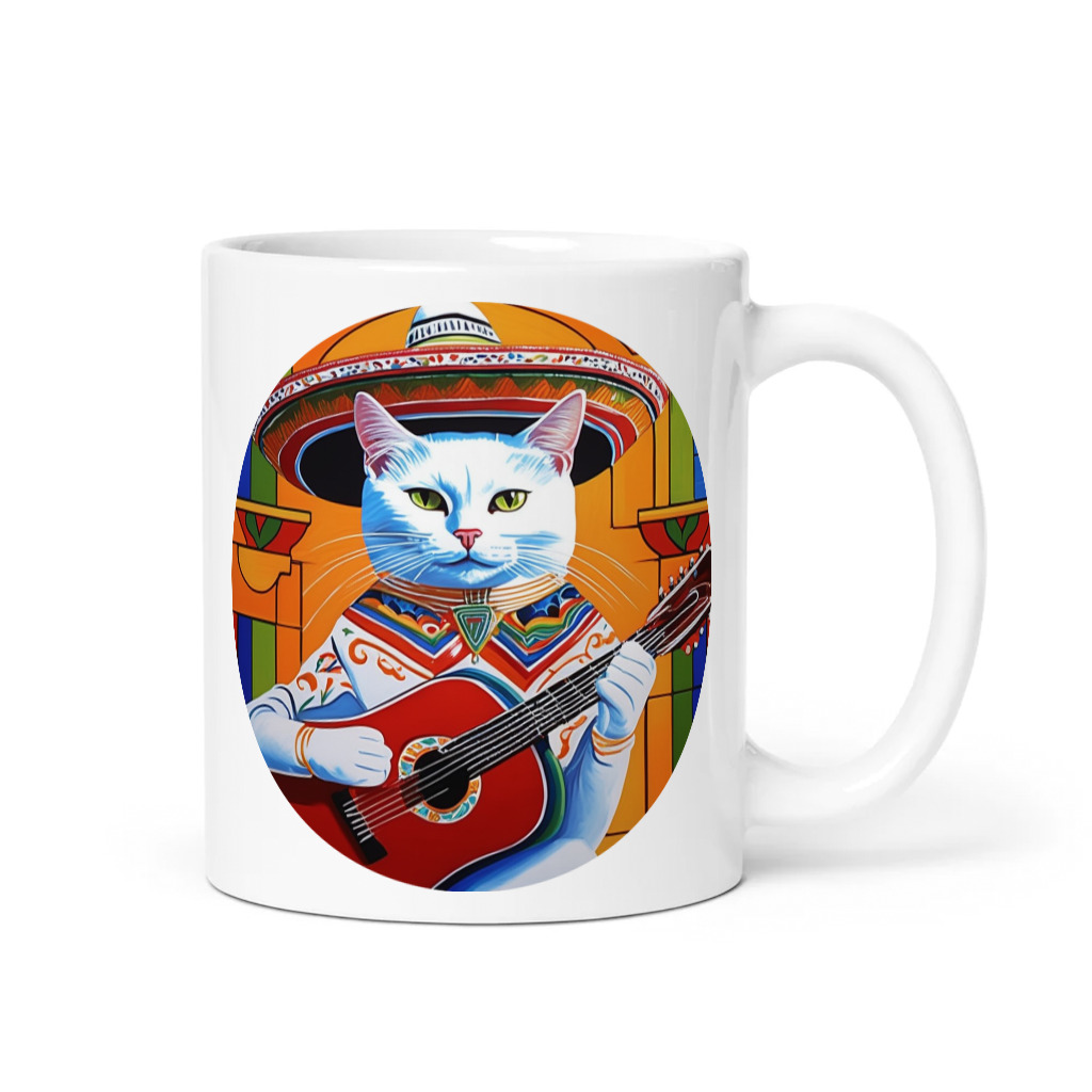 PugMug Custom White Companion Cat Mug