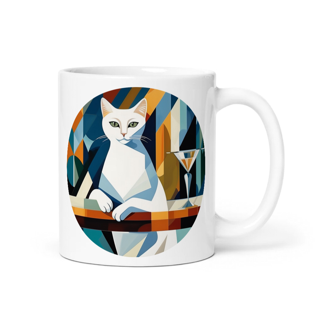 PugMug Custom White Companion Cat Mug