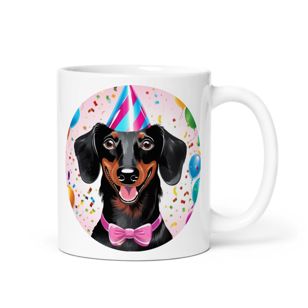 PugMug Custom Black Dachshund Mug
