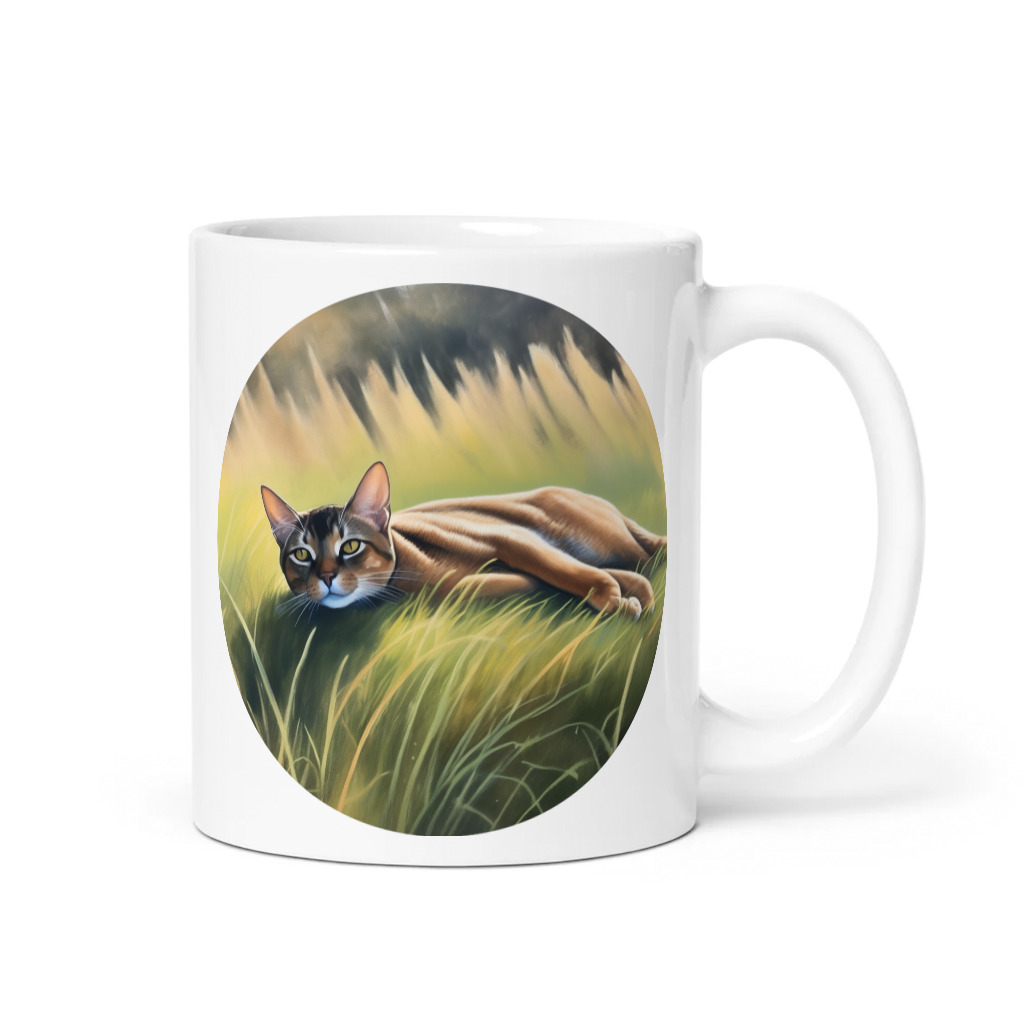 PugMug Custom Tabby Abyssinian Cat Mug